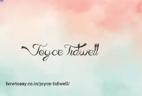 Joyce Tidwell