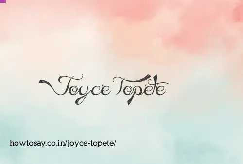 Joyce Topete
