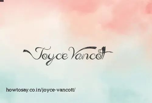 Joyce Vancott
