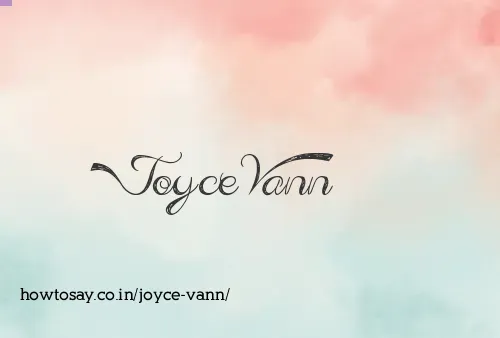 Joyce Vann
