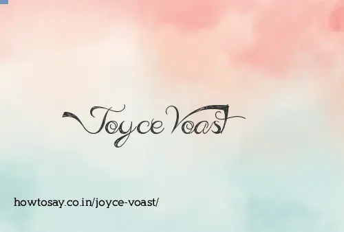 Joyce Voast