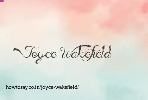 Joyce Wakefield