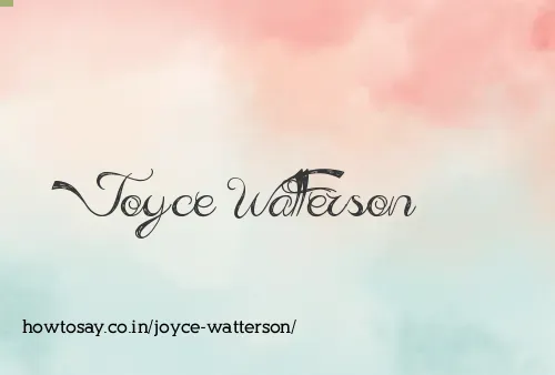 Joyce Watterson