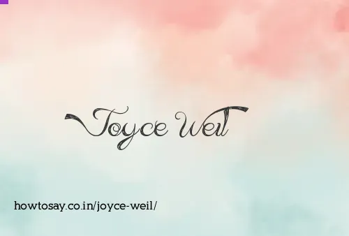 Joyce Weil