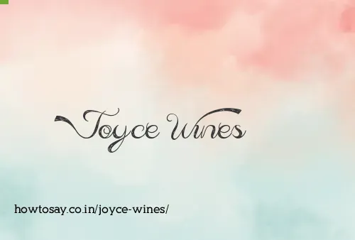 Joyce Wines