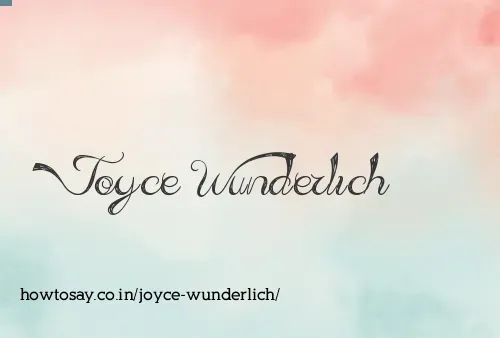 Joyce Wunderlich