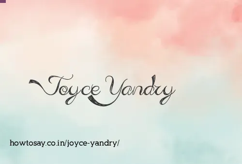 Joyce Yandry