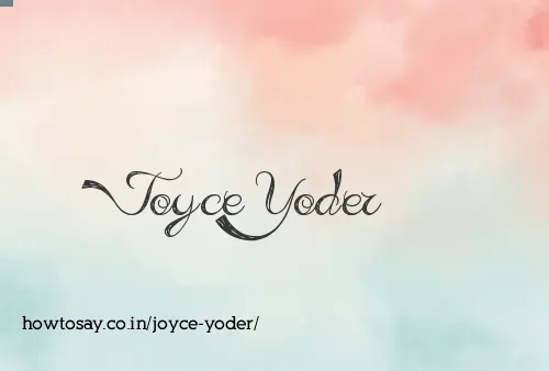 Joyce Yoder