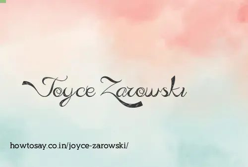 Joyce Zarowski