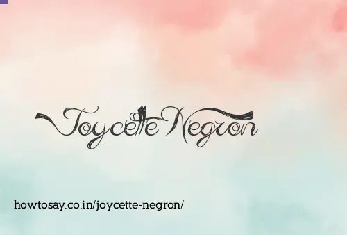Joycette Negron