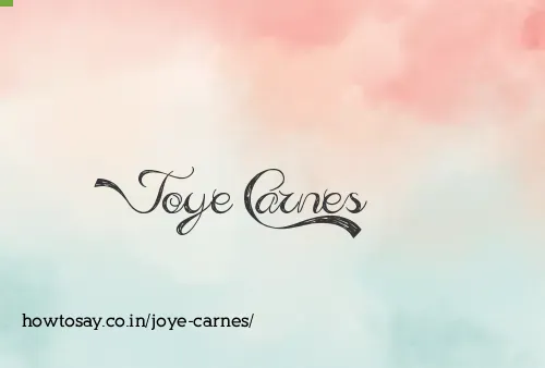 Joye Carnes