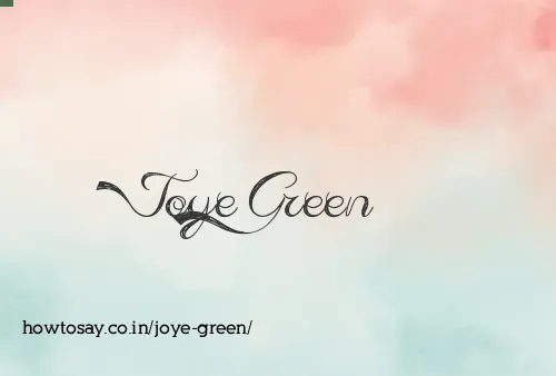 Joye Green