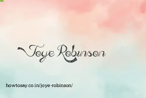 Joye Robinson