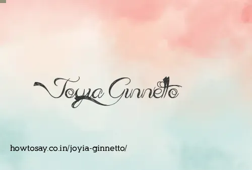 Joyia Ginnetto