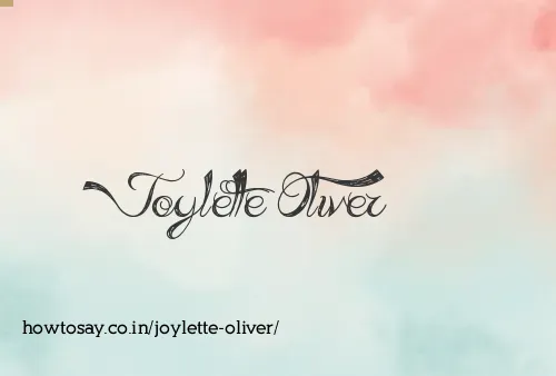 Joylette Oliver