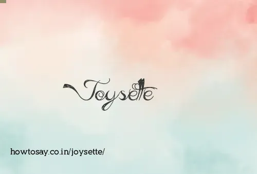Joysette