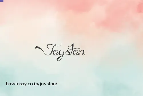 Joyston