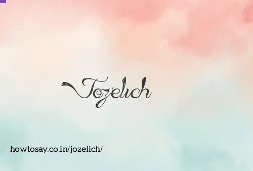 Jozelich