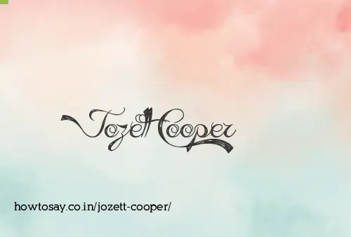Jozett Cooper
