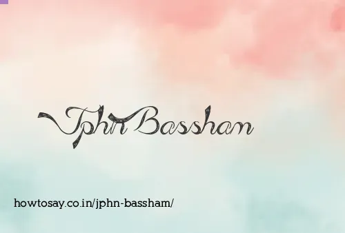 Jphn Bassham