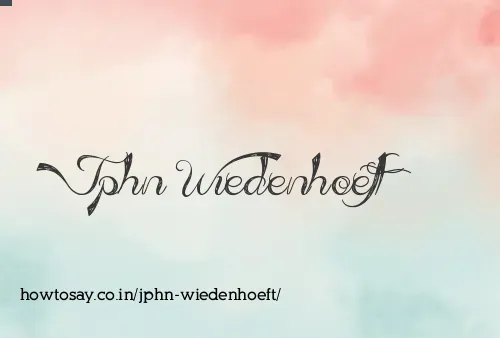 Jphn Wiedenhoeft