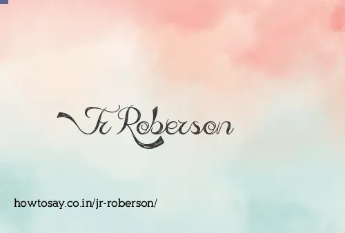 Jr Roberson