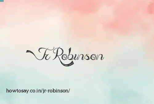 Jr Robinson