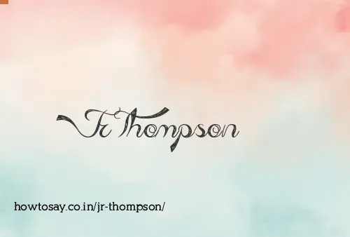Jr Thompson