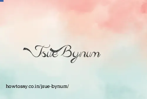 Jsue Bynum