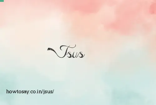 Jsus