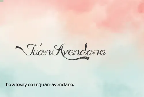 Juan Avendano