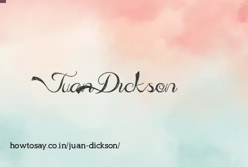 Juan Dickson
