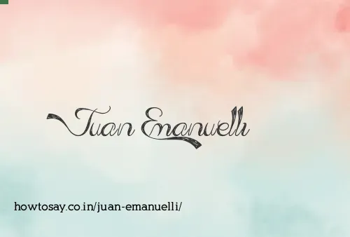 Juan Emanuelli