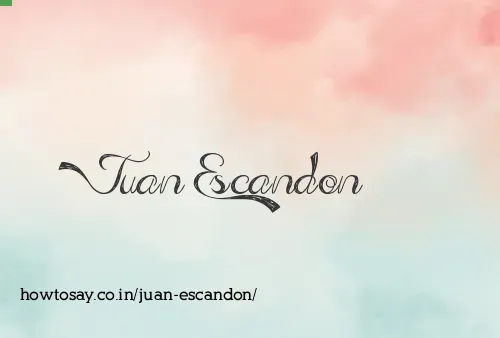 Juan Escandon