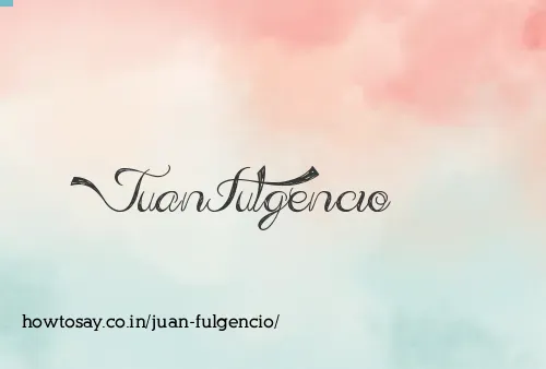 Juan Fulgencio