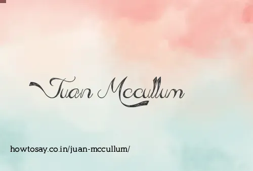 Juan Mccullum