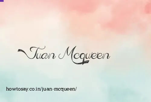 Juan Mcqueen