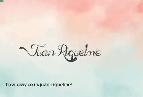 Juan Riquelme