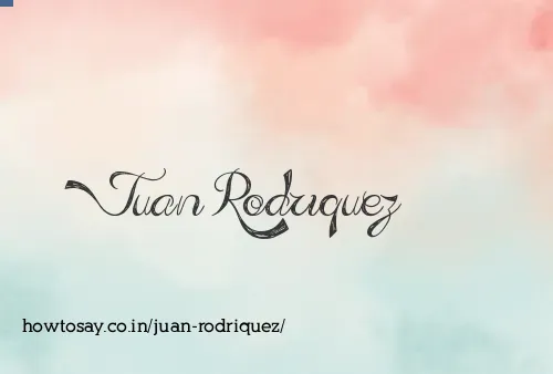 Juan Rodriquez