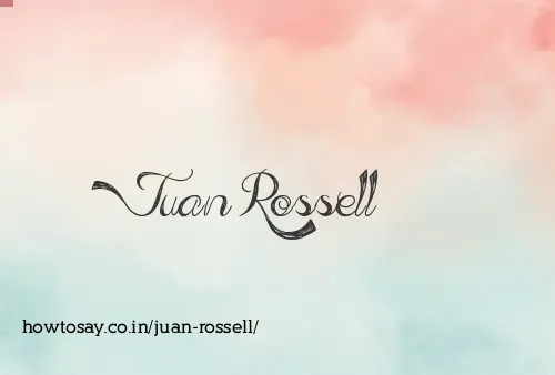 Juan Rossell
