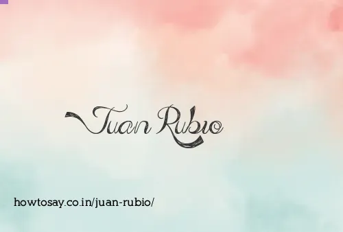 Juan Rubio