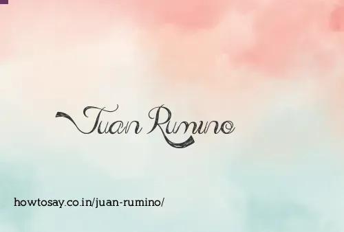 Juan Rumino