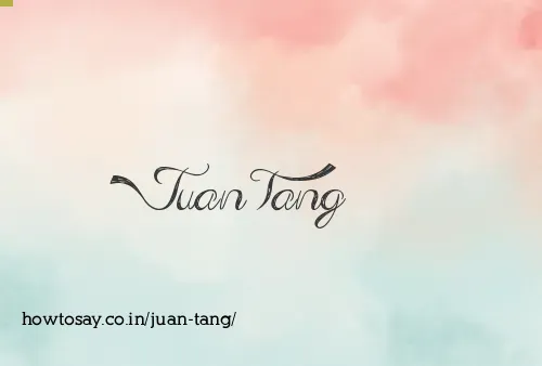 Juan Tang