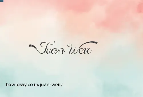 Juan Weir