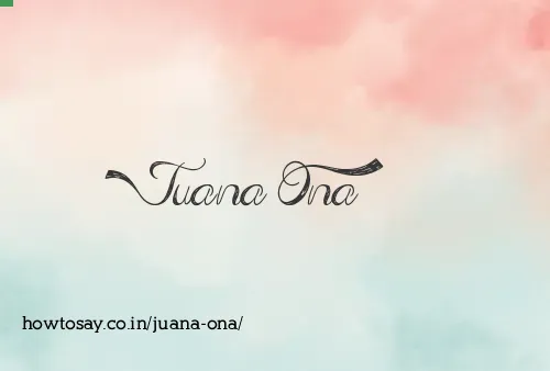 Juana Ona