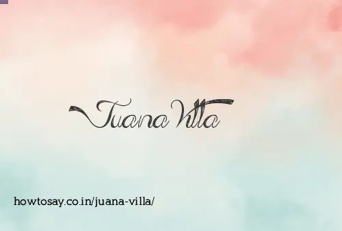 Juana Villa