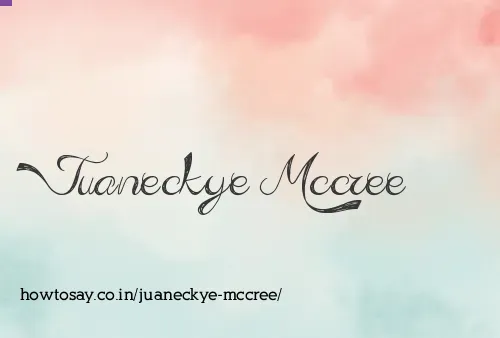 Juaneckye Mccree