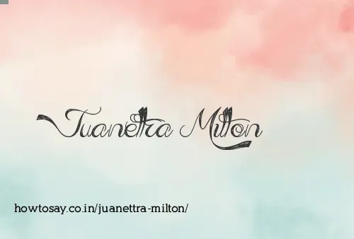 Juanettra Milton