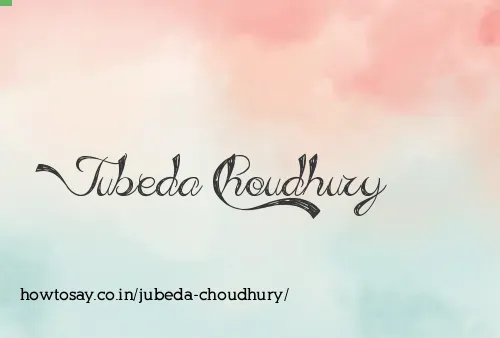 Jubeda Choudhury