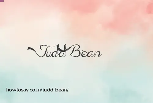 Judd Bean